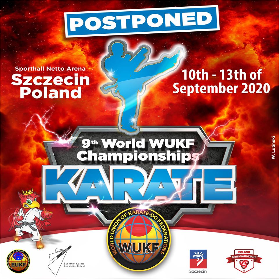 Αναβολή όλων των προγραμματισμένων πρωταθλημάτων της WUKF World Karate