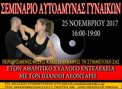 &Sigma;&epsilon;&mu;&iota;&nu;ά&rho;&iota;&omicron; &Alpha;&upsilon;&tau;&omicron;ά&mu;&upsilon;&nu;&alpha;&sigmaf; &Gamma;&upsilon;&nu;&alpha;&iota;&kappa;ώ&nu; 