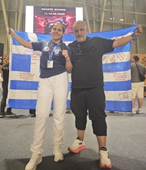 Η Άννα Συρακούλα βγήκε 2η στην Ευρώπη στο SAVATE BOXING στην Σλοβενία