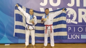 Παγκόσμιοι Πρωταθλητές η ΚΑΡΑΟΥΛΑΝΗ και ο ΒΟΓΙΑΝΤΖΗΣ του ΑΘΛΟΤΕΧΝΗ ΒΟΛΟΥ
