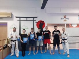 Εξετάσεις ζωνών KICK BOXING &amp; ΑΥΤΟΑΜΥΝΑΣ στον ΑΘΛΟΤΕΧΝΗ ΒΟΛΟΥ