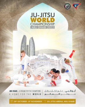 Το παγκόσμιο πρωτάθλημα Ju Jitsu 2022 στο Άμπου Ντάμπι από 29 Οκτωβρίου έως 8 Νοεμβρίου 2022