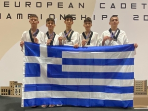 Πέντε μετάλλια (2-2-1) σε μία ημέρα για την Ελλάδα στο Ευρωπαϊκό πρωτάθλημα Ταεκβοντό παίδων/κορασίδων της Μάλτας